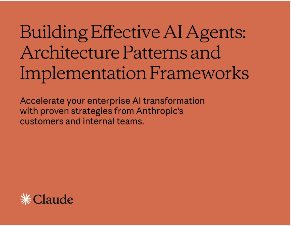 Building Effective AI Agents